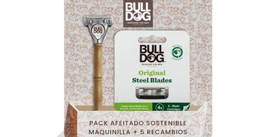 Pack afeitado sostenible Bulldog skincare for men