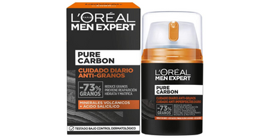 Crema cuidado diario anti-granos L`Oreal men expert Pure carbon