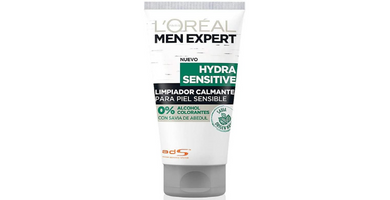 Gel limpiador calmante L`Oreal men expert Hydra sensitive