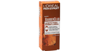 L'Oréal Paris Men Expert Barber Club Aceite Hidratante para Barba Larga y Rostro